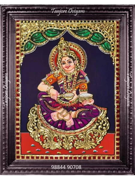 Gold Annapoorani Tanjore Painting